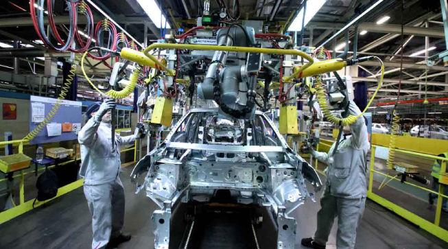 Usage Of Collaborative Robots In Production Line Of Automobile Sector.